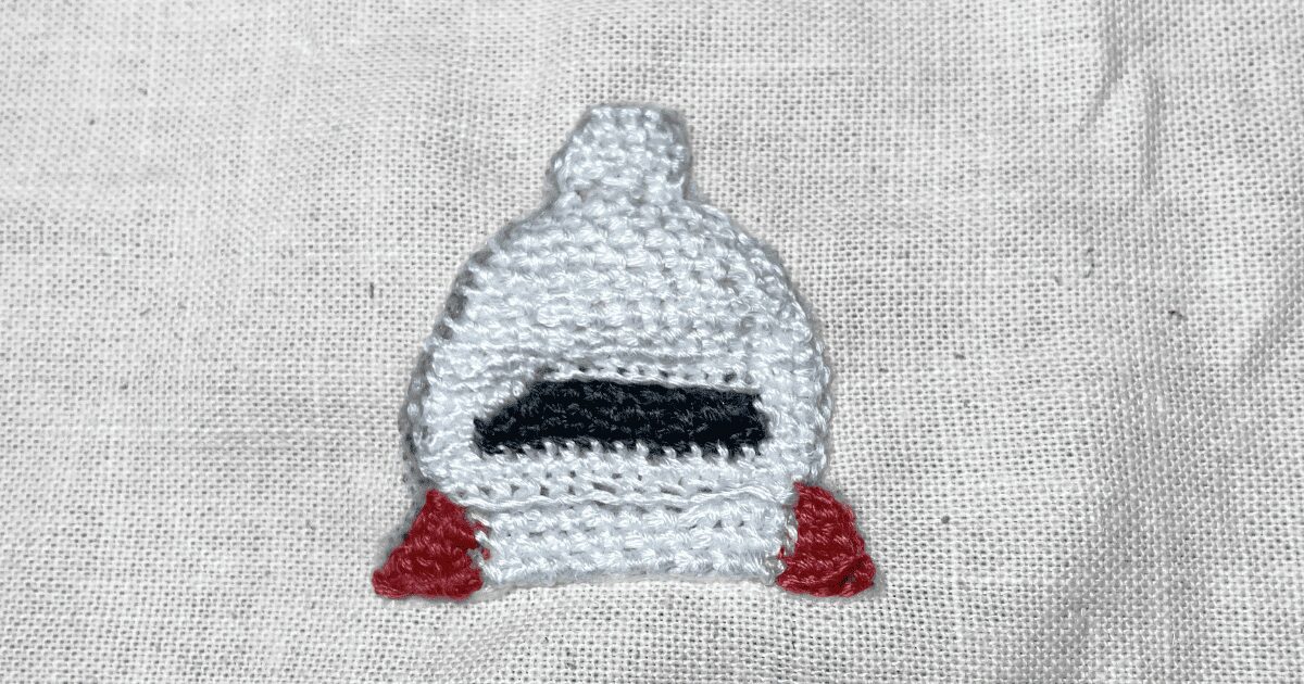 パペット「ノンノン」立体刺繍で使ったステッチ