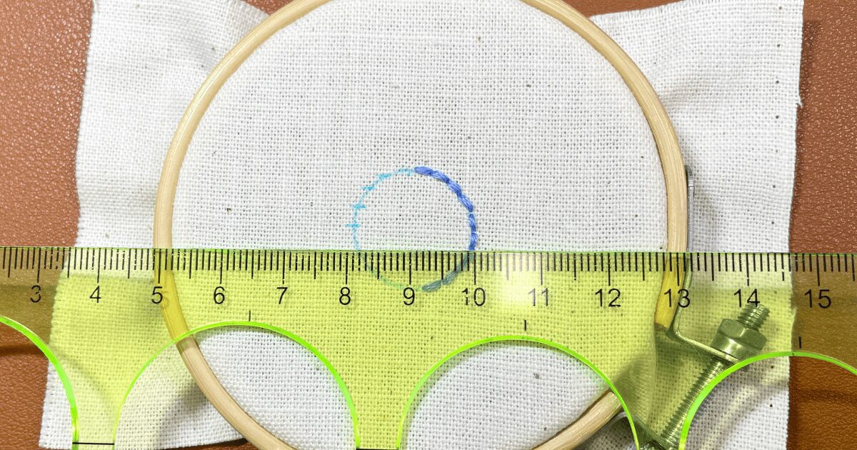 corded detached blanketステッチ